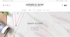 Desktop Screenshot of admiralrow.com